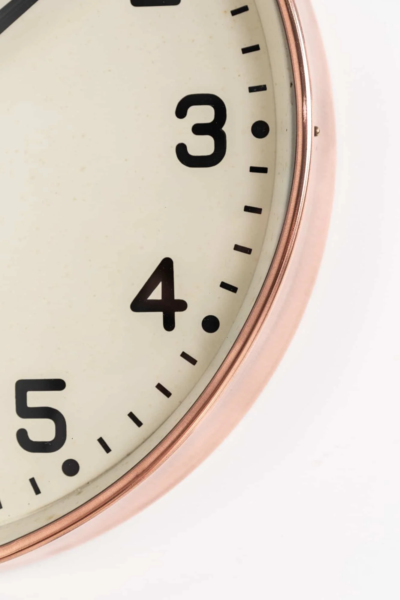 Copper Gents of Leicester Factory Wall Clock — Antiques Workshop